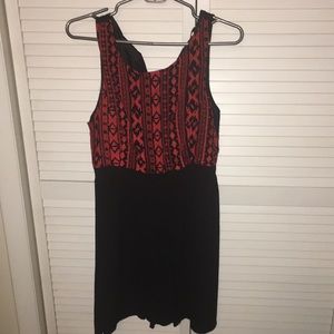 Open Back Aztec Dress
